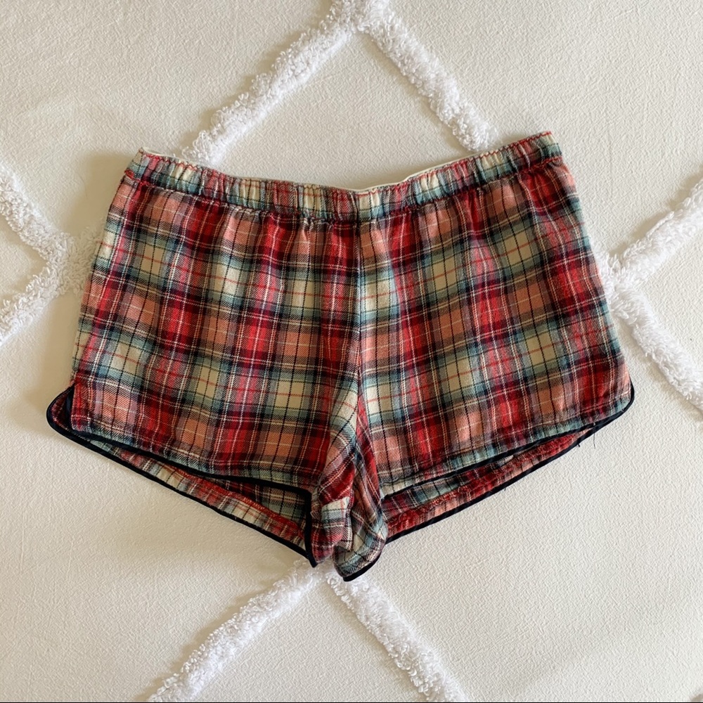 Abercrombie & Fitch Plaid Pajama Shorts